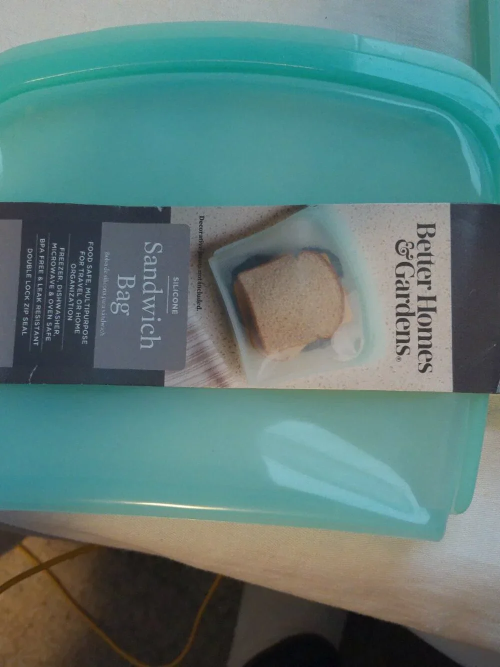 Better Homes & Garden Silicone Snack Bag 8.5 in W x 74.5 in L NEW